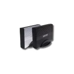 Aixcase Θήκη για Σκληρό Δίσκο 3.5" SATA III με σύνδεση USB 2.0 σε Ασημί χρώμα 3IX-BSUB3A1-S