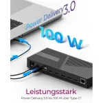 Icy Box USB-C Docking Station με HDMI/DisplayPort 4K PD Ethernet Μαύρο (IB-DK2246AC) 61001 - Image 2