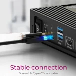 Icy Box USB-C Docking Station με HDMI/DisplayPort 4K PD Ethernet Μαύρο (IB-DK2246AC) 61001 - Image 7