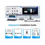 Conceptronic DONN25G 15-in-1 USB-C Docking Station με HDMI/DisplayPort 4K PD Ethernet και σύνδεση 3 Οθονών Ασημί - Image 9