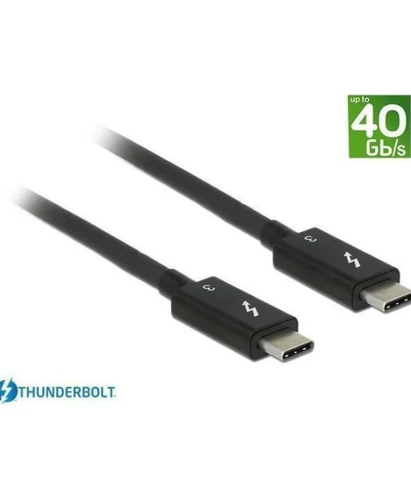 Captiva USB 3.1 Cable USB-C male - USB-C 240W PD Μαύρο 1.5m 80304
