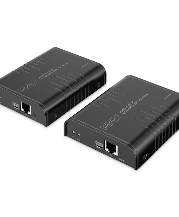 Extender Extender Over Cat.6 Twisted Pair Hdmi 4k/60hz Kvm Usb 2.0 Via 1g Ip Up To 120m/200m Max 253 Receivers Touch Screen DS-55355