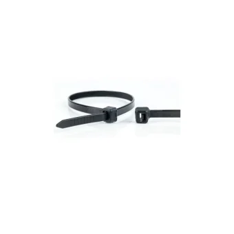 WKK Δεματικά Καλωδίων Πλαστικά x100mm σε Μαύρο χρώμα (100τμχ) 11032071