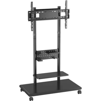 Equip 650635 Βάση Τηλεόρασης Δαπέδου έως 60kg Μαύρο