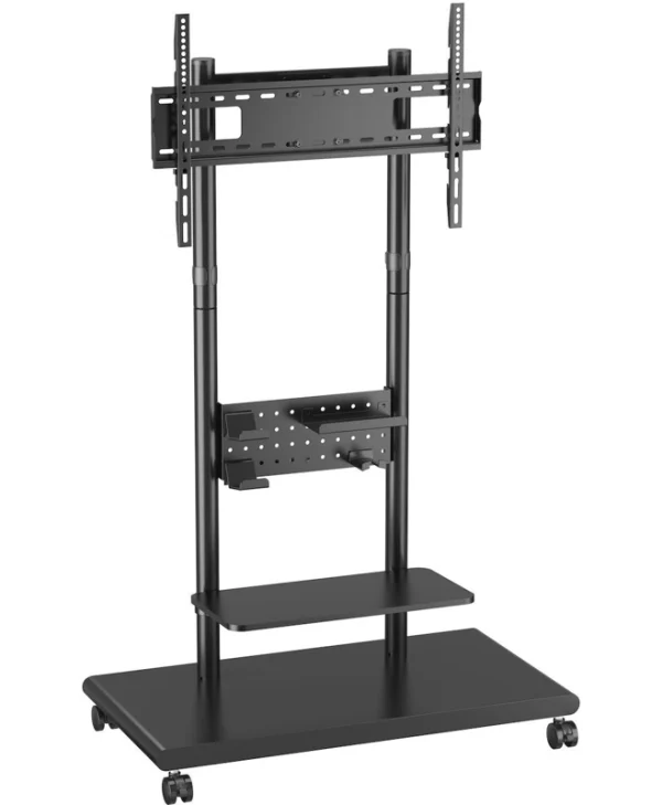 Equip 650635 Βάση Τηλεόρασης Δαπέδου έως 60kg Μαύρο