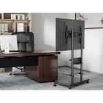 Equip 650635 Βάση Τηλεόρασης Δαπέδου έως 60kg Μαύρο - Image 3