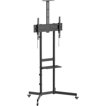 Equip 650636 Βάση Τηλεόρασης Δαπέδου έως 70kg Μαύρο