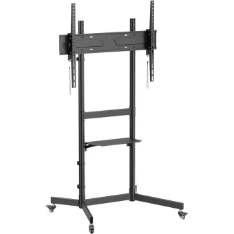 Equip 650637 Βάση Τηλεόρασης Δαπέδου έως 70kg Μαύρο