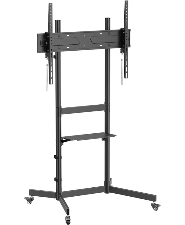 Equip 650637 Βάση Τηλεόρασης Δαπέδου έως 70kg Μαύρο