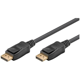 Goobay 74756 Καλώδιο DisplayPort male - DisplayPort male 2m Μαύρο