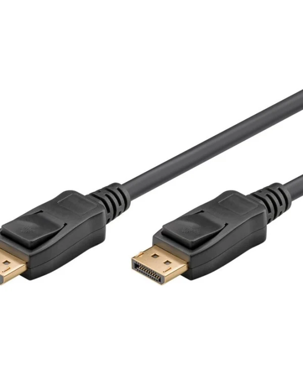 Goobay 74756 Καλώδιο DisplayPort male - DisplayPort male 2m Μαύρο