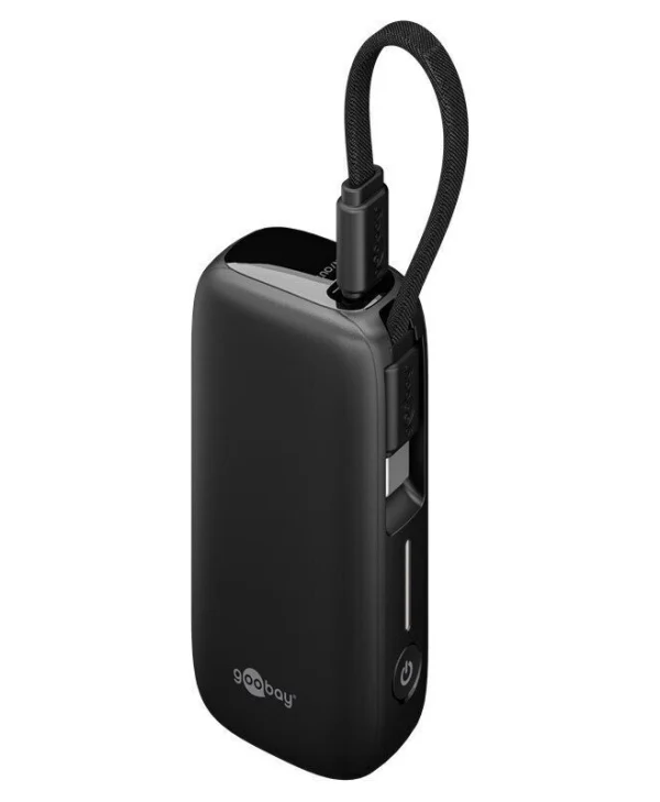 Goobay 76250 USB-C Power Bank 5000mAh Μαύρο