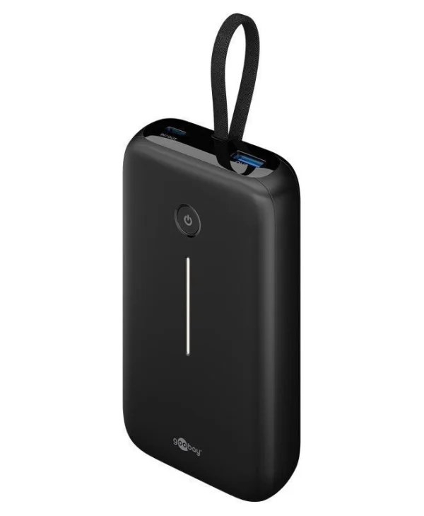 Goobay Power Bank 20000mAh με Θύρα USB-A και Θύρα USB-C Μαύρο 76252