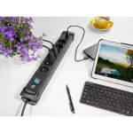 Brennenstuhl Premium-Line Πολύπριζο 6 Θέσεων με 2 USB-A και Καλώδιο 3m 1951160602 - Image 2