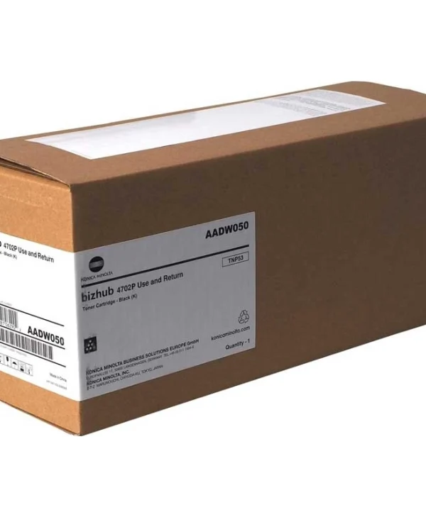 Konica Minolta TNP53 Γνήσιο Toner Laser Εκτυπωτή Μαύρο AADW050