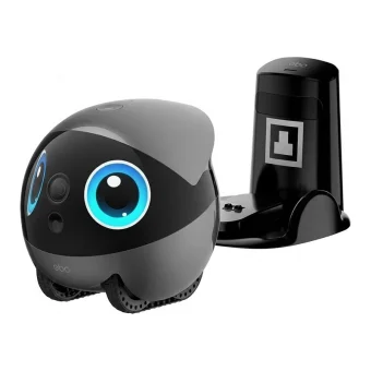 Enabot EBO Air 2 Plus IP Companion Robot Κάμερα Wi-Fi Full HD+ 5MP Μπαταρίας με Αμφίδρομη Επικοινωνία Γκρι WH287326