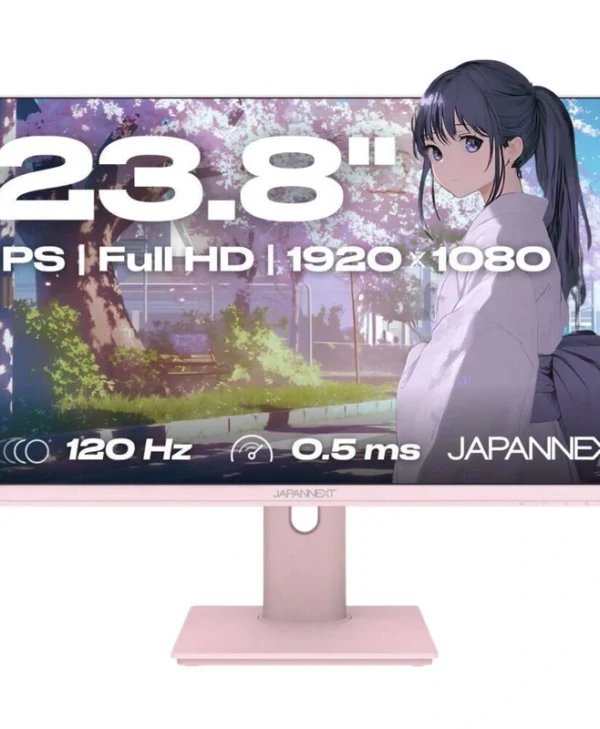 Japannext JN-I238FHD120F IPS Gaming Monitor 23.8" FHD 1920x1080 Ροζ JN-I238FHD120F-HSP-PK