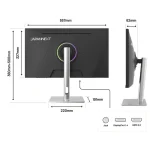 Japannext JN-IPS245G320F-HSP IPS HDR Gaming Monitor 24.5" FHD 1920x1080 320Hz - Image 4