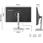 Japannext JN-I270FHD200F-HSP IPS HDR Gaming Monitor 27" FHD 1920x1080 200Hz - Image 3