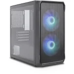Silentware Air 10 Gaming Midi Tower Κουτί Υπολογιστή με Πλαϊνό Παράθυρο και ARGB Φωτισμό Μαύρο AIR10