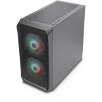 Silentware Air 10 Gaming Midi Tower Κουτί Υπολογιστή με Πλαϊνό Παράθυρο και ARGB Φωτισμό Μαύρο AIR10 - Image 4