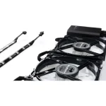 In Win Aurora Case Fan 120mm (2000rpm / 40.26cfm) με RGB Φωτισμό και Σύνδεση 6-Pin 3τμχ AURORAFAN-1PK-BW - Image 3
