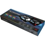 In Win Aurora Case Fan 120mm (2000rpm / 40.26cfm) με RGB Φωτισμό και Σύνδεση 6-Pin 3τμχ AURORAFAN-1PK-BW - Image 4
