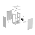 Ssupd Meshlicious Full Mesh Mini Tower Κουτί Υπολογιστή Λευκό G99.OE759FMW4.00 - Image 5