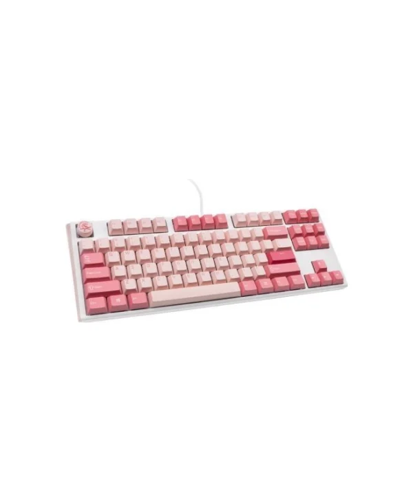 Ducky One 3 TKL Gossamer Gaming Μηχανικό Πληκτρολόγιο Tenkeyless με Cherry MX Ergo Clear διακόπτες (Αγγλικό US) Ροζ 100352889