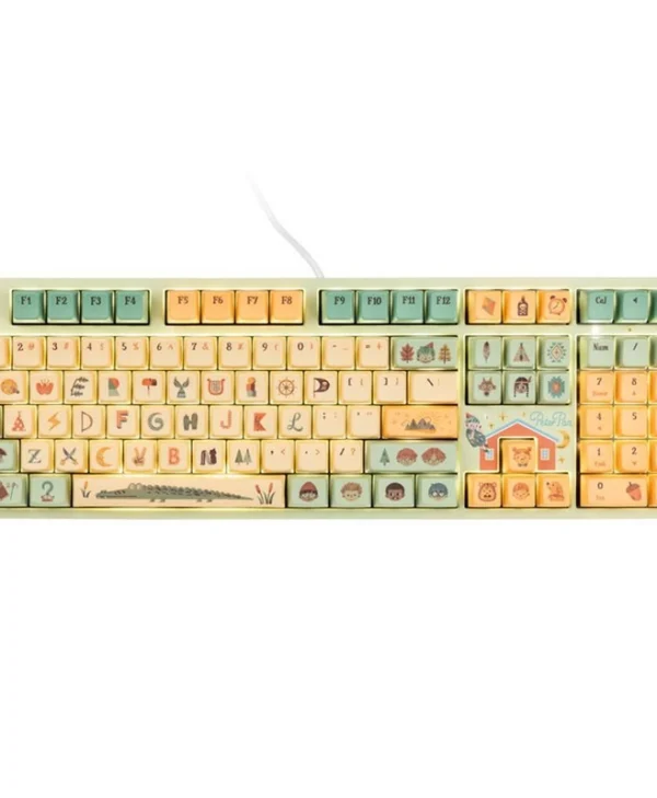 Ducky Dimanche One 2 Pro Peter Pan Varmilo V2 Iris Gaming Μηχανικό Πληκτρολόγιο με Custom διακόπτες και Φωτιζόμενα πλήκτρα (Αγγλικό US) Πολύχρωμο GATA-2118