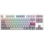 Ducky One 3 Mist Gaming Πληκτρολόγιο Tenkeyless με Cherry MX Silent Red διακόπτες και RGB φωτισμό (Αγγλικό US) Λευκό 100043093 - Image 2