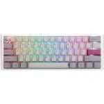 Ducky Wired One 3 Mist Mini Gaming Μηχανικό Πληκτρολόγιο 60% με Cherry MX Brown διακόπτες και RGB φωτισμό (Αγγλικό US) White/Grey 100043109 - Image 2