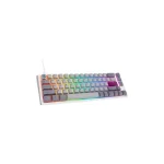Ducky Wired One 3 Mist Sf Gaming Μηχανικό Πληκτρολόγιο 65% με Cherry MX Red διακόπτες και RGB φωτισμό (Αγγλικό US) Λευκό 100043101