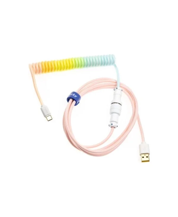 Ducky Spiral USB 2.0 Cable USB-C male - USB-A 1.8m DACOC2-COT1 GATA-2586