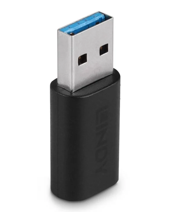 Lindy Μετατροπέας USB-A male σε USB-C female 1τμχ 41904