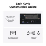 Keychron Q6 HE Q6H-M1 Ασύρματο Ηall Effect Gaming Πληκτρολόγιο με Custom Purple διακόπτες και RGB φωτισμό (Αγγλικό US) - Image 2