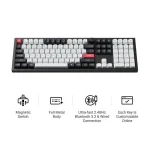 Keychron Q6 HE Q6H-M1 Ασύρματο Ηall Effect Gaming Πληκτρολόγιο με Custom Purple διακόπτες και RGB φωτισμό (Αγγλικό US) - Image 4