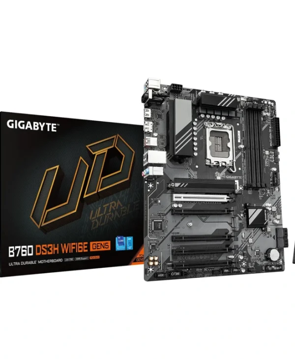 Gigabyte B760 DS3H WIFI6E GEN5 Motherboard ATX με Intel 1700 Socket B760 DS3H WF6E GEN5