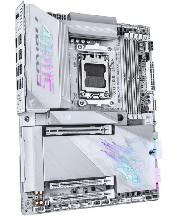 Gigabyte X870E AORUS PRO X3D ICE Motherboard ATX με AMD AM5 Socket X870E A PRO X ICE