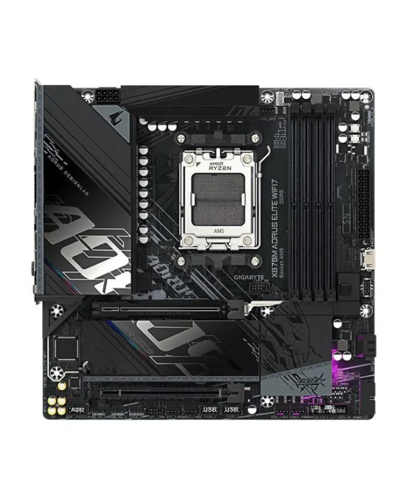 Gigabyte X870M AORUS ELITE WIFI7 Motherboard Micro ATX με AMD AM5 Socket X870M A ELITE WF7