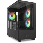Sharkoon SHARK CM100 Gaming Micro Tower Κουτί Υπολογιστή με Πλαϊνό Παράθυρο και ARGB Φωτισμό Μαύρο 4044951041107