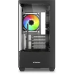 Sharkoon SHARK CM100 Gaming Micro Tower Κουτί Υπολογιστή με Πλαϊνό Παράθυρο και ARGB Φωτισμό Μαύρο 4044951041107 - Image 2