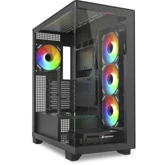 Sharkoon Elite Shark CA500 Gaming Midi Tower Κουτί Υπολογιστή με Πλαϊνό Παράθυρο και ARGB Φωτισμό Μαύρο 4044951041121