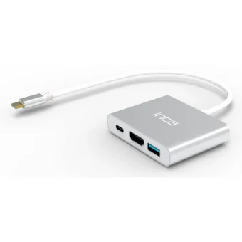 Inca USB-C Docking Station με HDMI 4K Ασημί (ITPC-04T)