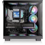 Thermaltake View 380 XL WS ARGB Gaming Midi Tower Κουτί Υπολογιστή με Πλαϊνό Παράθυρο Μαύρο CA-11E-00M1WN-WS - Image 2