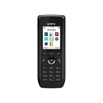 Siemens OpenScape WL4 Ασύρματο Τηλέφωνο IP 4 γραμμών Μαύρο L30250-F600-C327