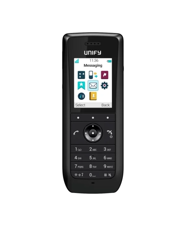 Siemens OpenScape WL4 Ασύρματο Τηλέφωνο IP 4 γραμμών Μαύρο L30250-F600-C327