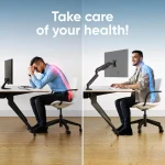 Onkron Βάση Γραφείου Οθόνης έως 32" με Βραχίονα (G45-B) - Image 4
