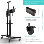 Onkron Βάση Τηλεόρασης Δαπέδου έως 70" και 45kg Μαύρο TS1551-B - Image 6