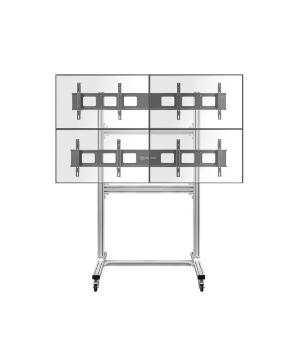 Onkron Βάση Τηλεόρασης Δαπέδου έως 43" και 50kg Γκρι FSPRO2L22-S